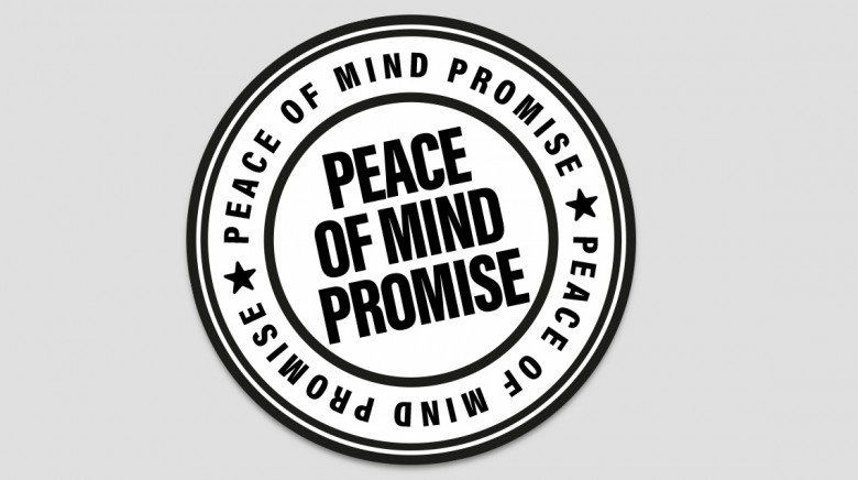 Peace of mind promise blog image